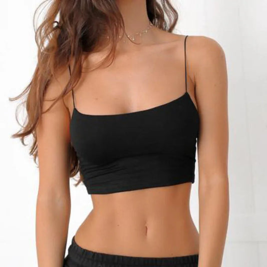 Top cropped feminino sexy preto