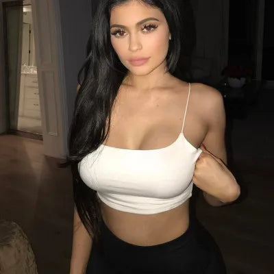 Top cropped feminino sexy preto